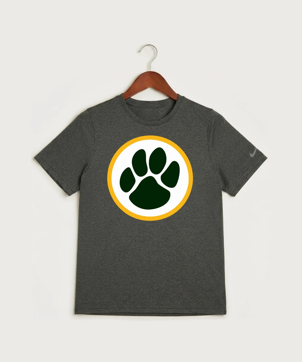 Ashwaubenon High School Football (Boys) (Sandbox) - Dark Smoke Heather Nike Youth Swoosh Sleeve rLegend Tee NKDX8787