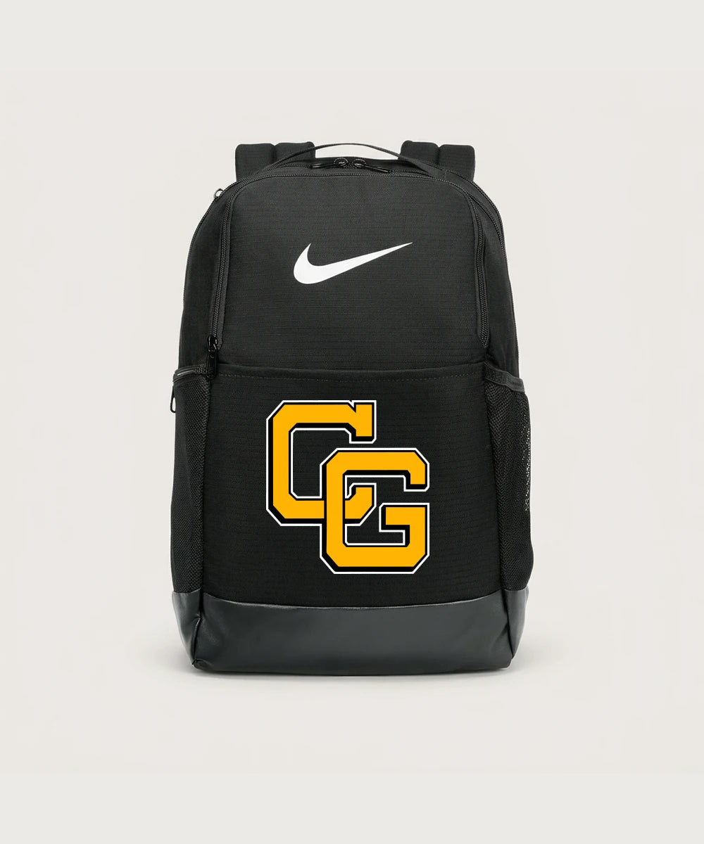 Clearbrook Gonvick High School Football (Boys) - Black Nike Brasilia Medium Backpack NKDH7709