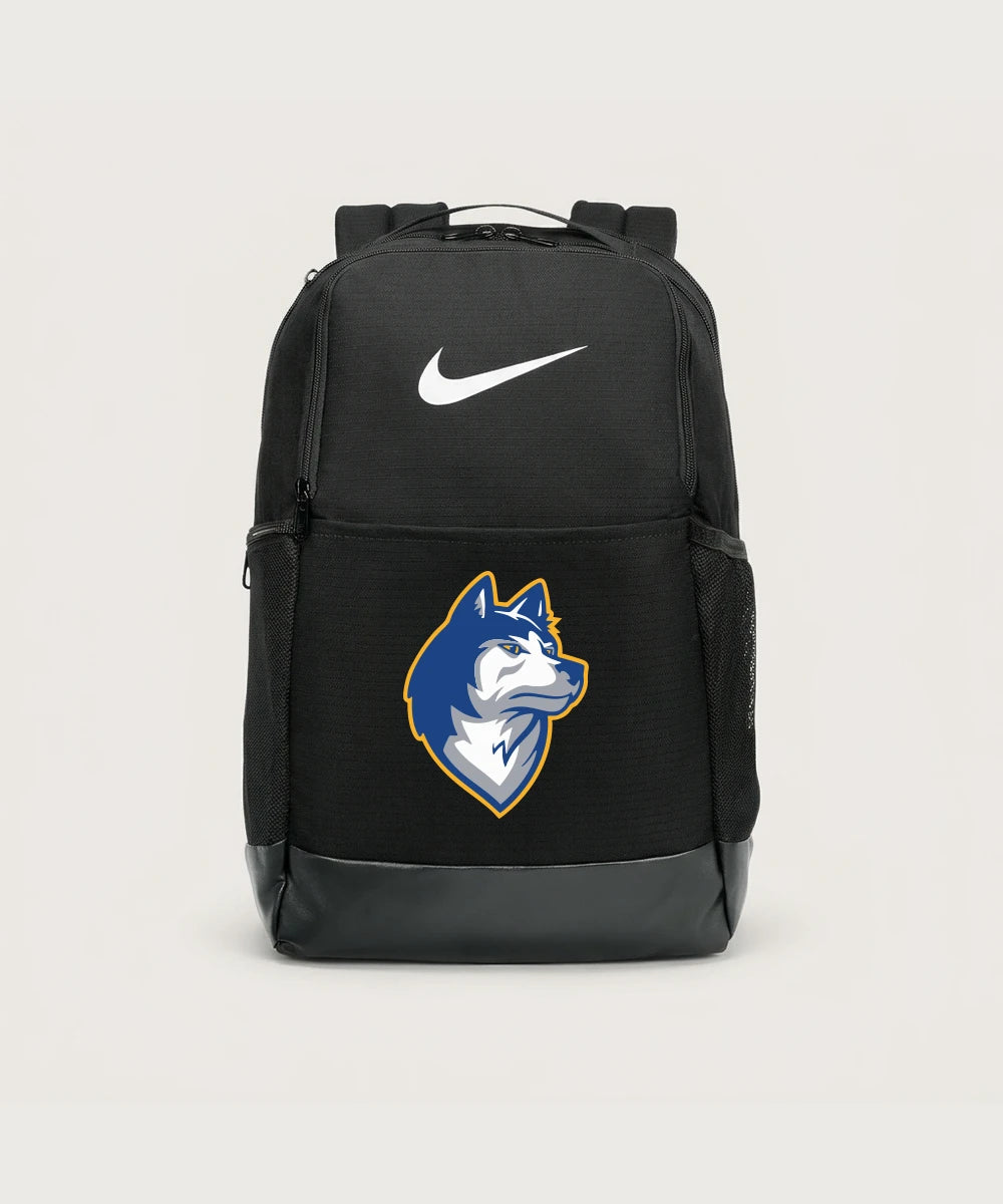 Bigfork Senior High School Football (Boys) - Black Nike Brasilia Medium Backpack NKDH7709