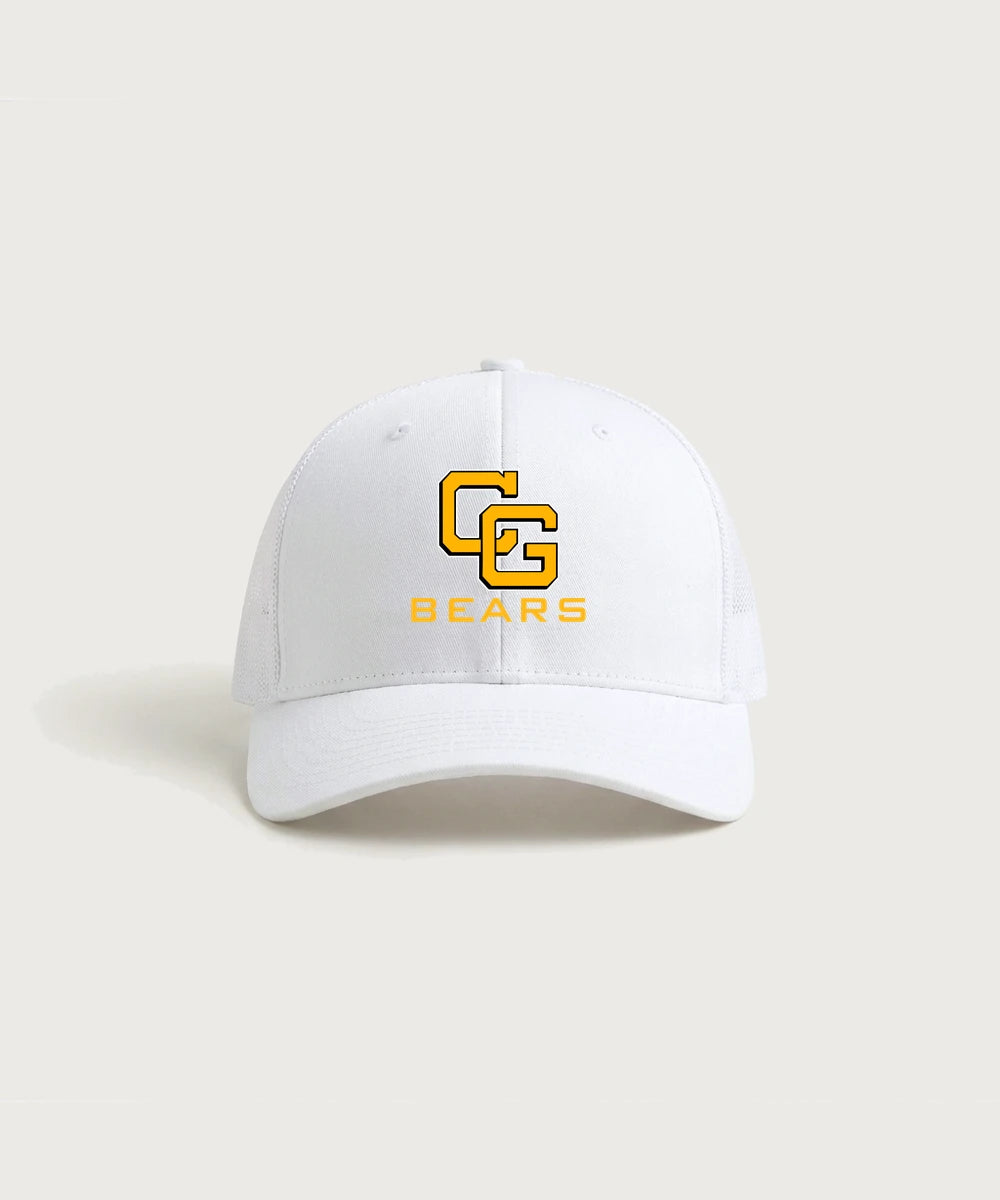 Clearbrook Gonvick High School Football (Boys) - White/ White Sport-Tek Club Trucker Cap STC46