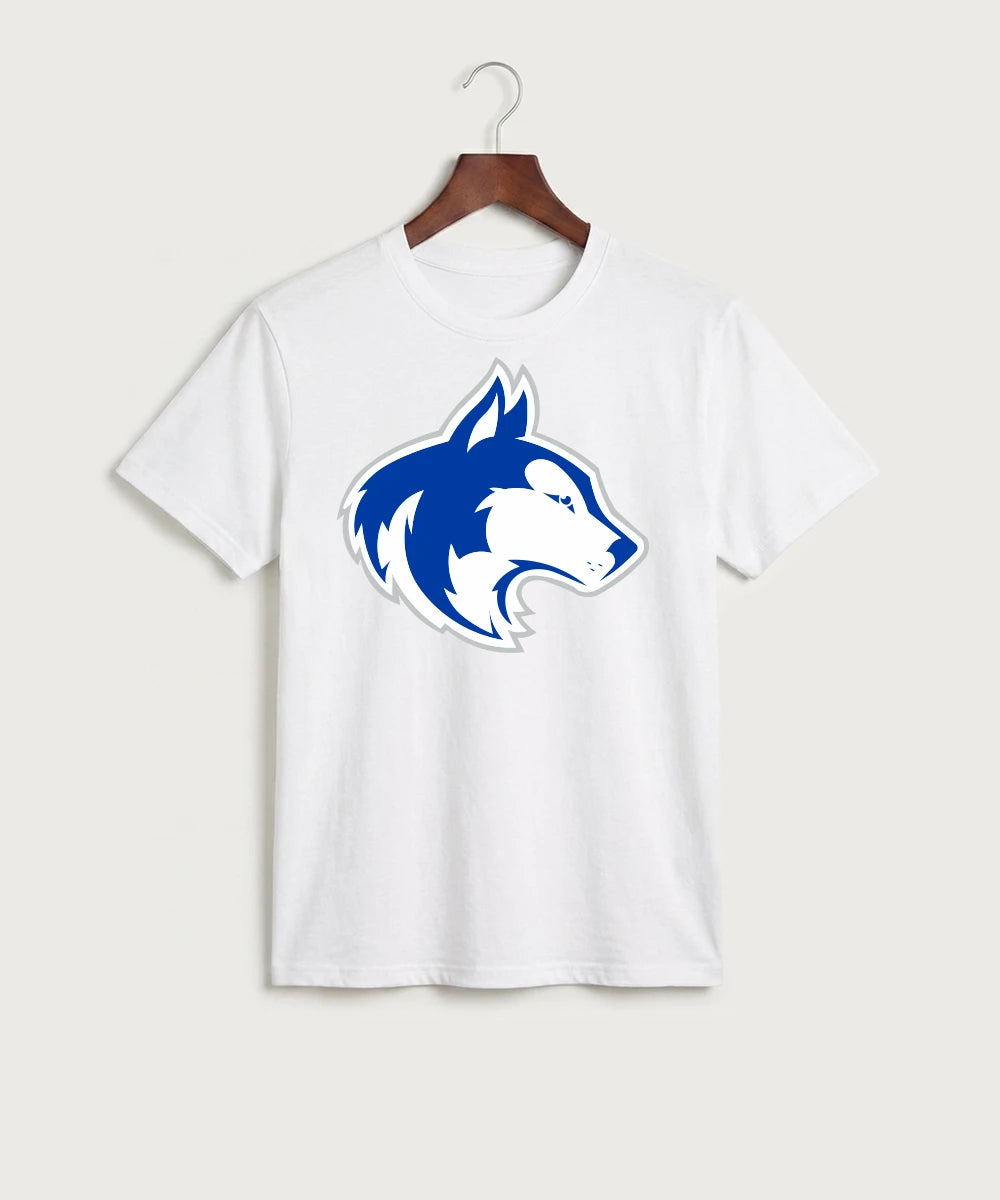 Owatonna High School Volleyball (Girls) - White Port & Co Core Cotton Tee. PC54