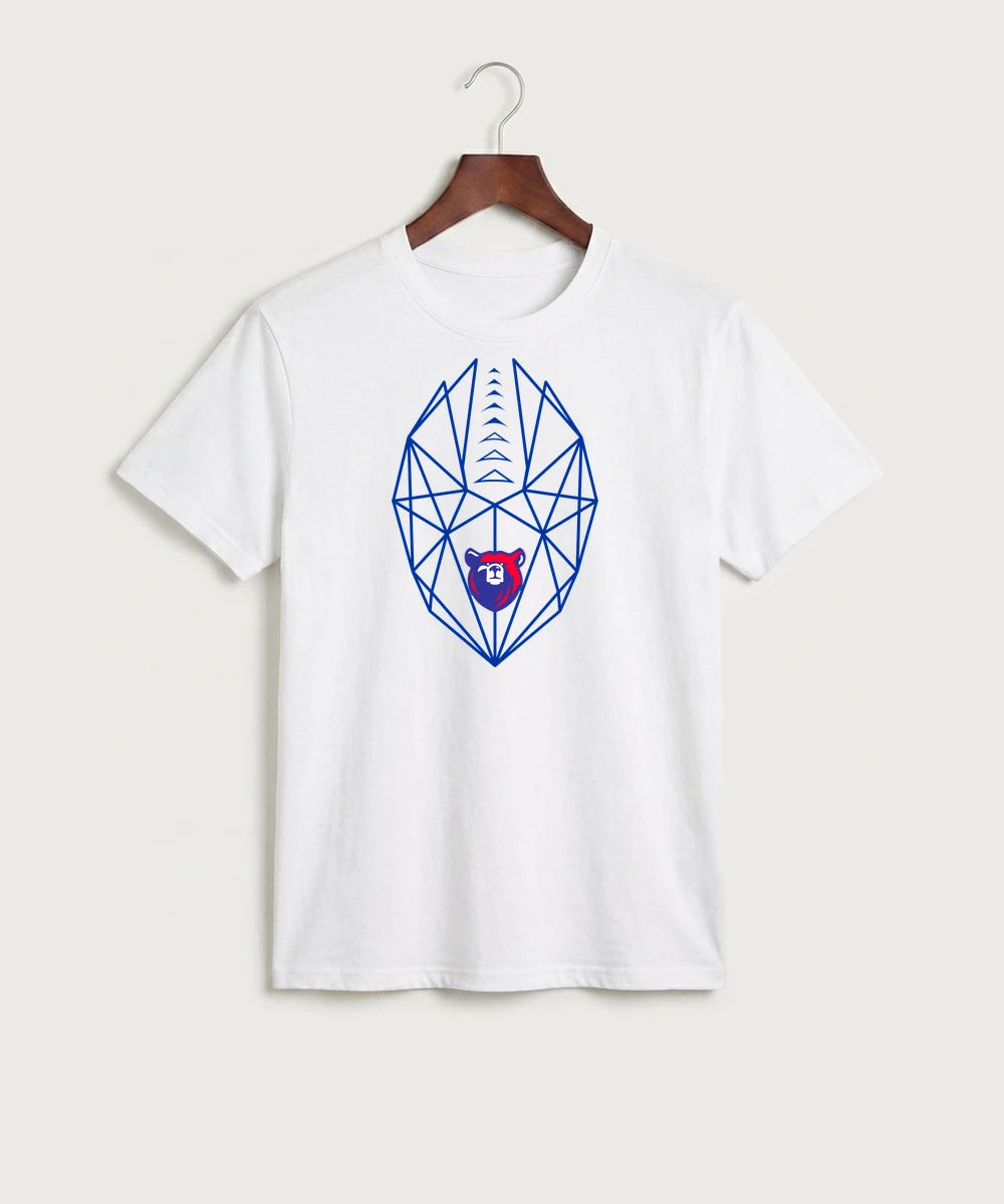 Bertha Hewitt High School Football (Boys) - White Port & Co Core Cotton Tee. PC54