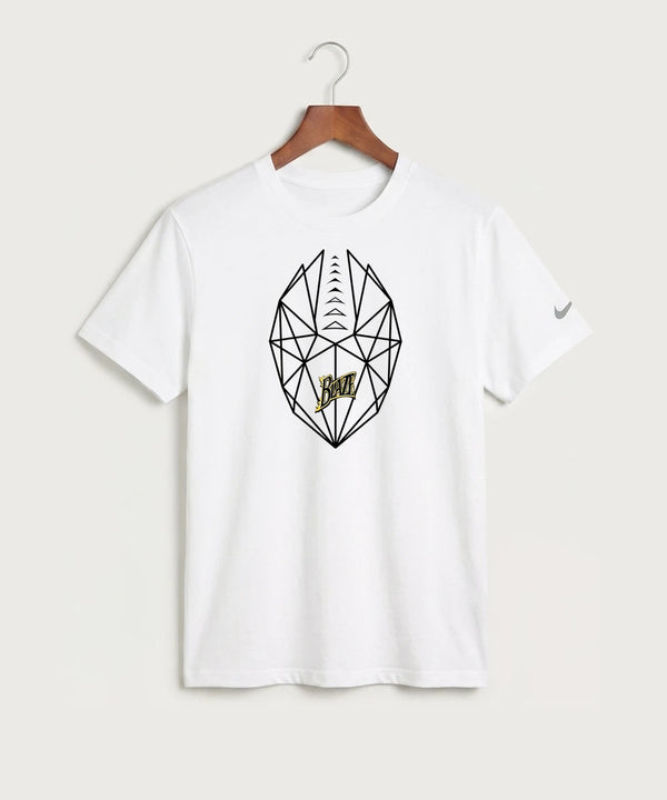 Burnsville High School Football (Boys) - White Nike Swoosh Sleeve rLegend Tee NKDX8730