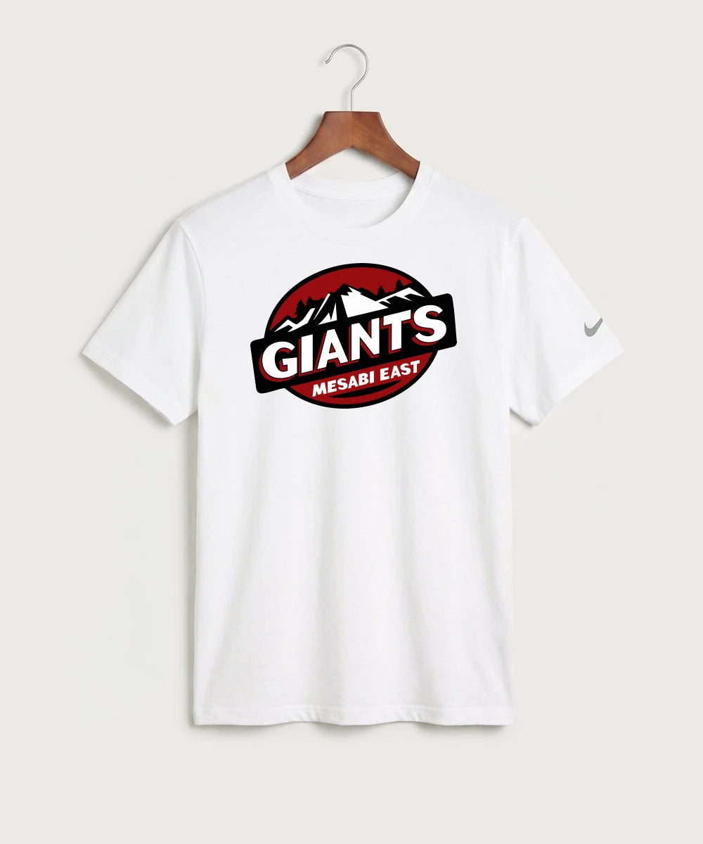 Mesabi East High School Football (Boys) - White Nike Swoosh Sleeve rLegend Tee NKDX8730