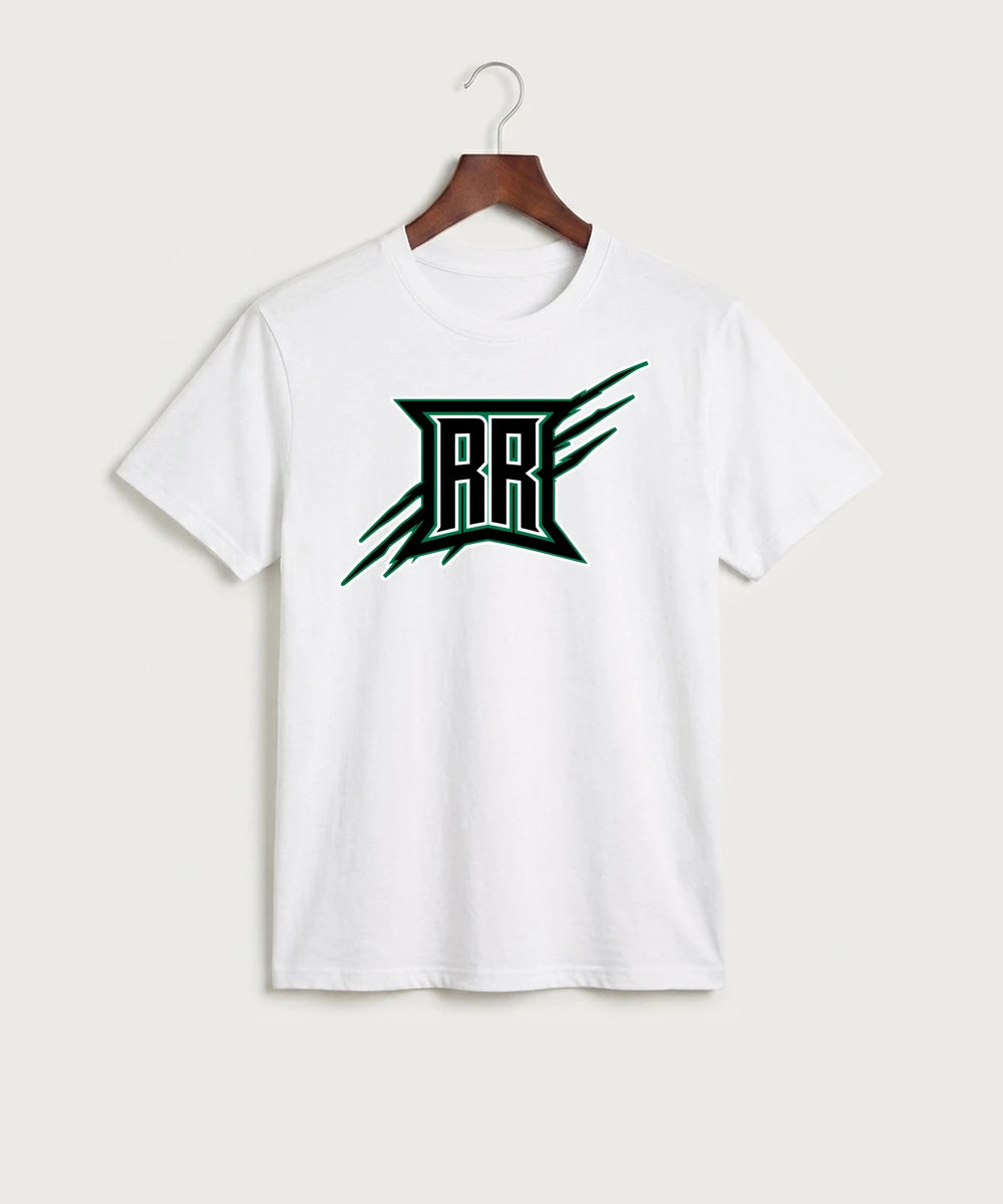 Rock Ridge High School Football (Boys) - White Port & Co Core Cotton Tee. PC54