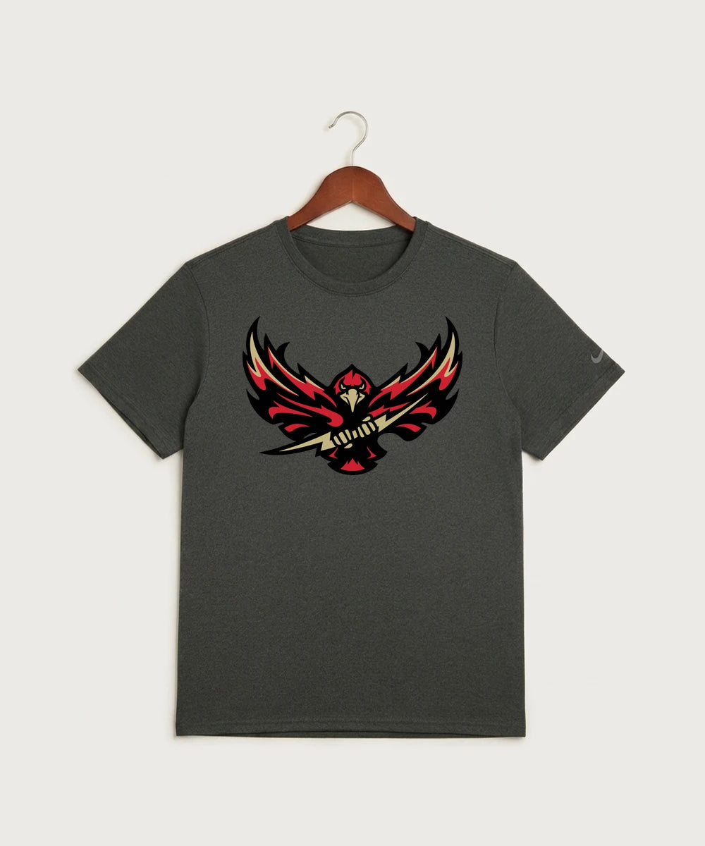 Gfw High School Football (Boys) - Dark Smoke Heather Nike Swoosh Sleeve rLegend Tee NKDX8730