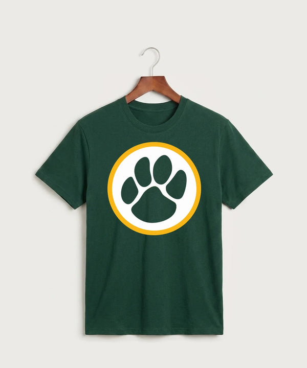 Ashwaubenon High School Football (Boys) (Sandbox) - Dark Green Port & Co Core Cotton Tee. PC54