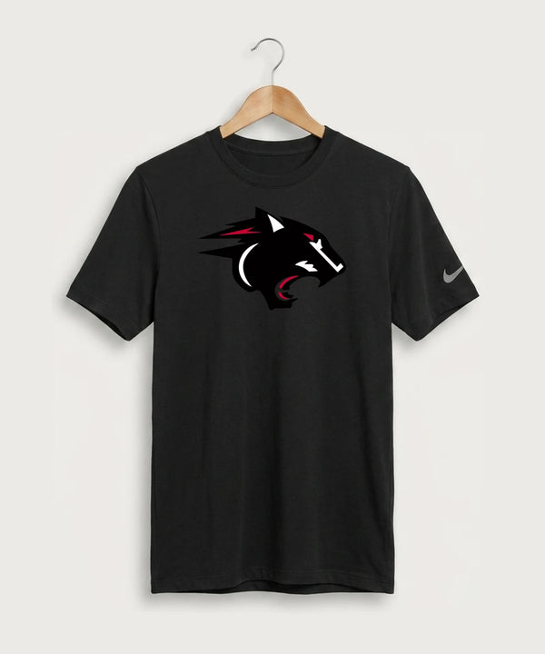 Nrheg Panthers High School Football (Boys) - Black Nike Swoosh Sleeve rLegend Tee NKDX8730