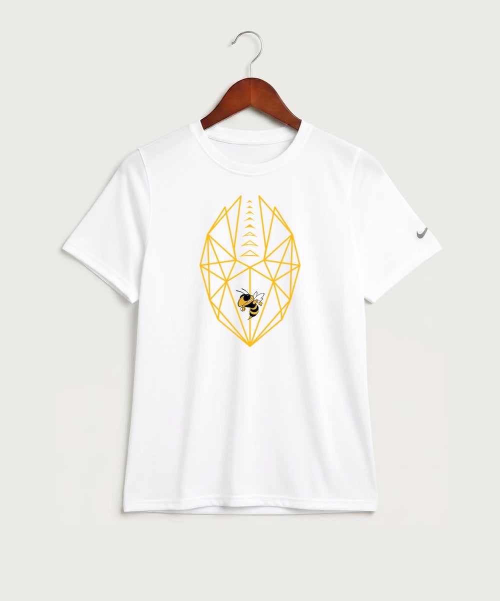 Perham High School Football (Boys) - White Nike Youth Swoosh Sleeve rLegend Tee NKDX8787