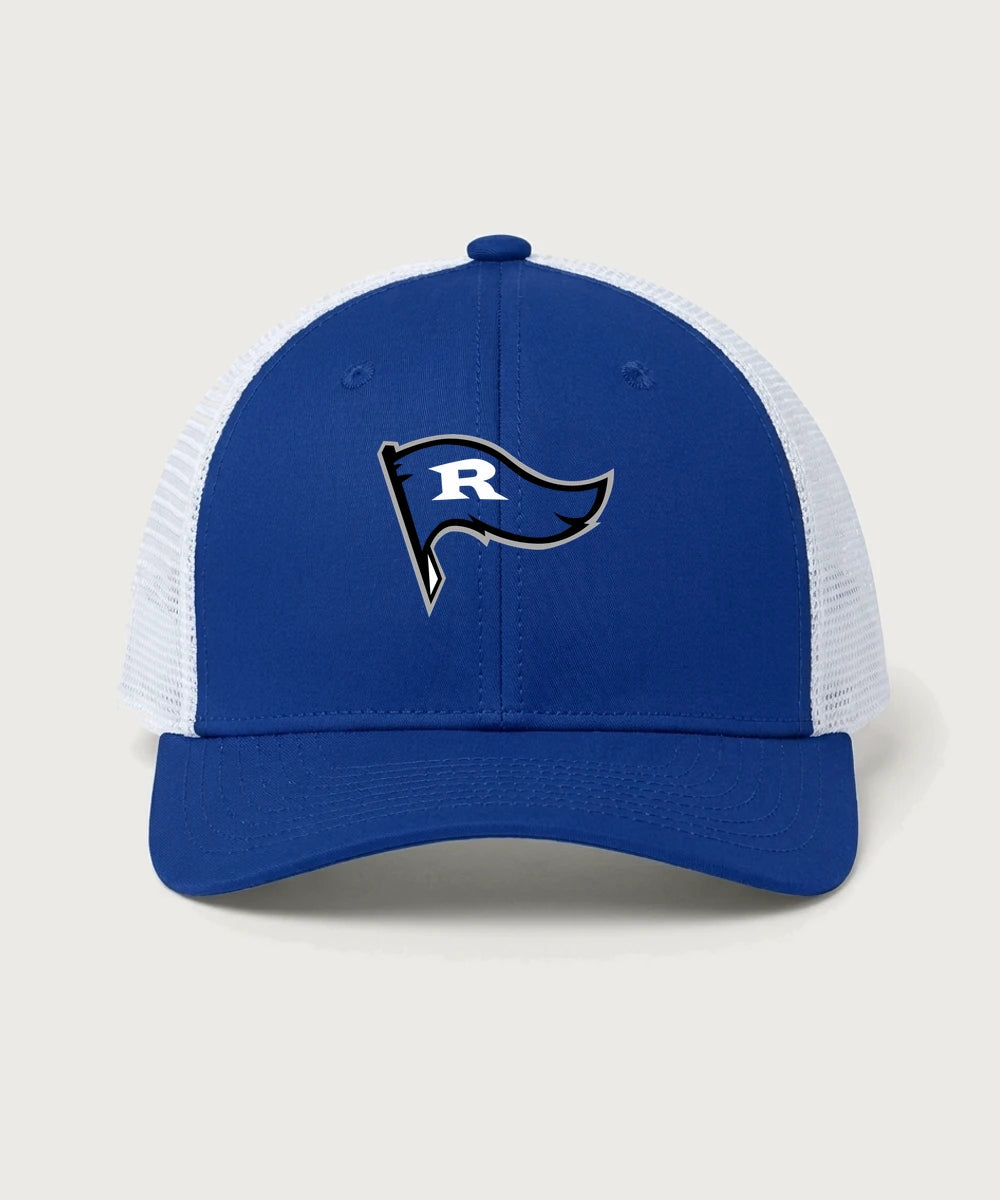 Red Lake County Central Football (Boys) - True Royal/ White Sport-Tek Club Trucker Cap STC46