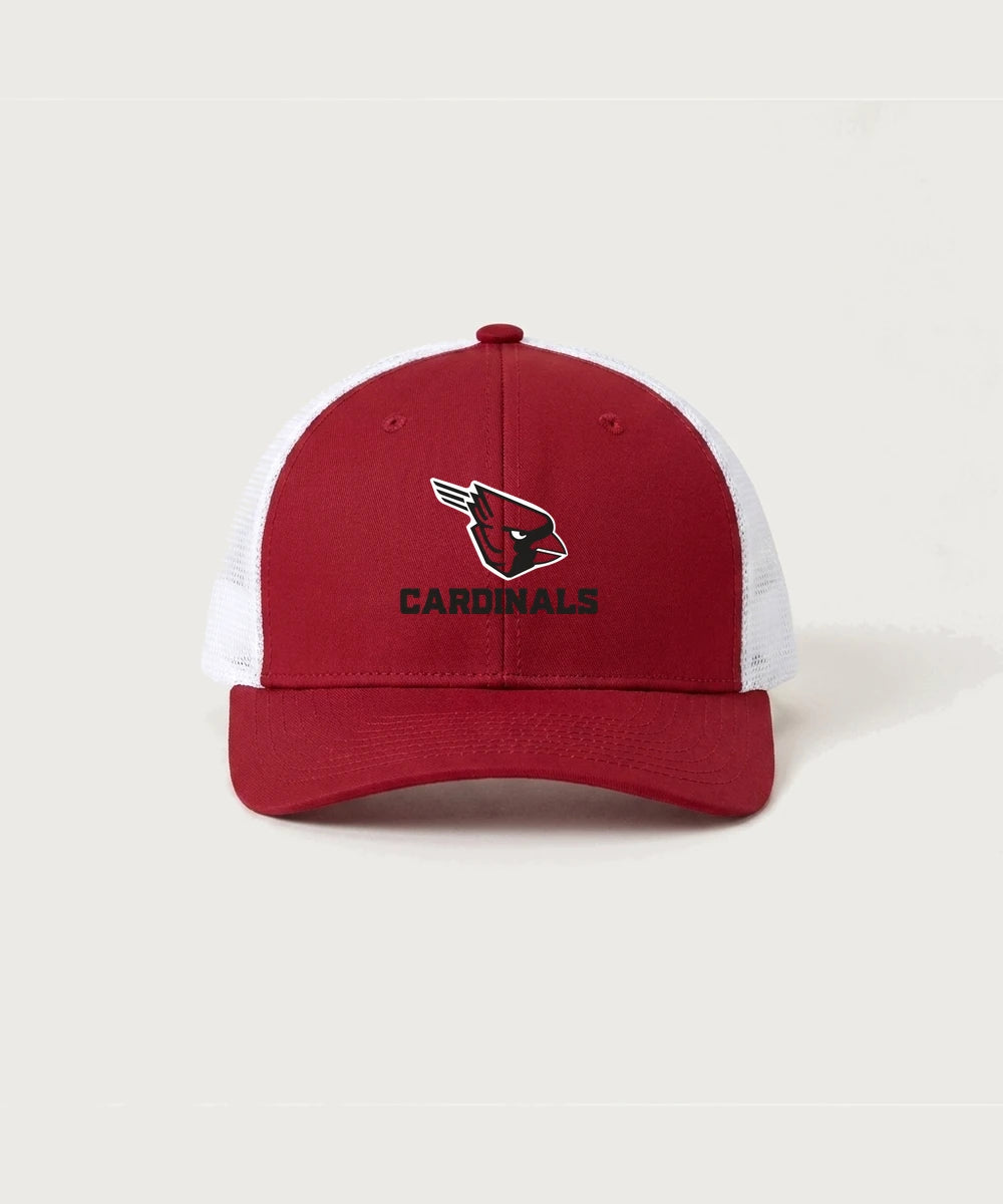 Forreston Softball - Deep Red/ White Sport-Tek Club Trucker Cap STC46