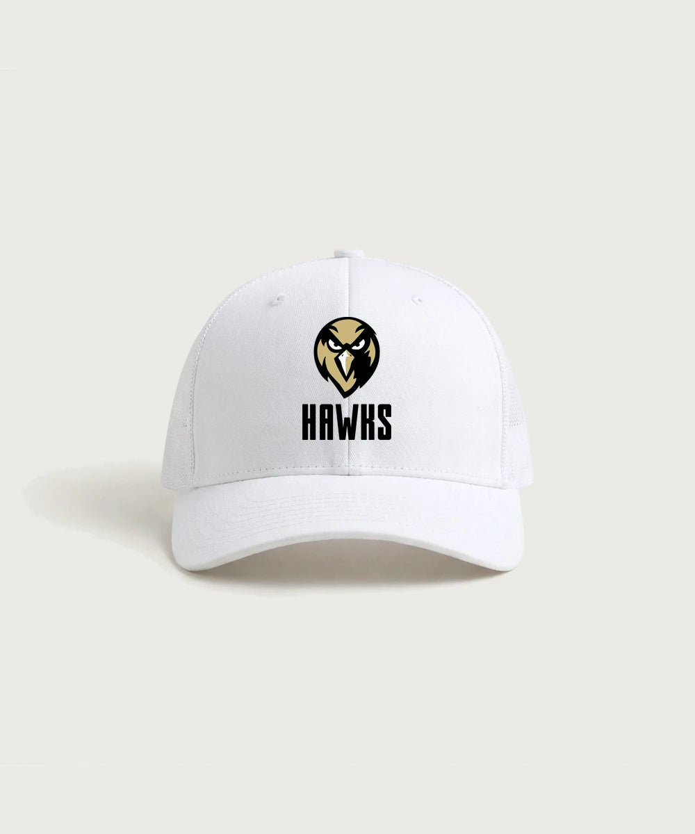Hudson Catholic High School Soccer Team Store - White/ White Sport-Tek Club Trucker Cap STC46
