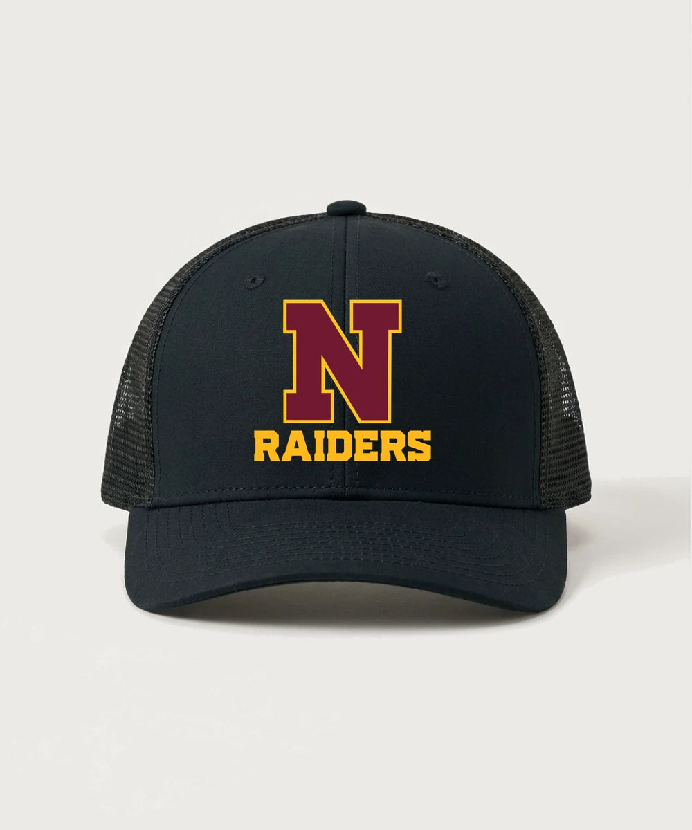 Northfield High School Volleyball (Girls) - Black/ Black Sport-Tek Club Trucker Cap STC46