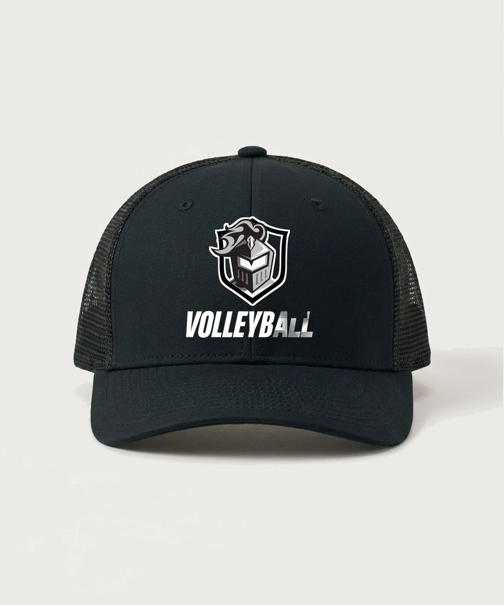 Kingsland High School Volleyball (Girls) - Black/ Black Sport-Tek Club Trucker Cap STC46