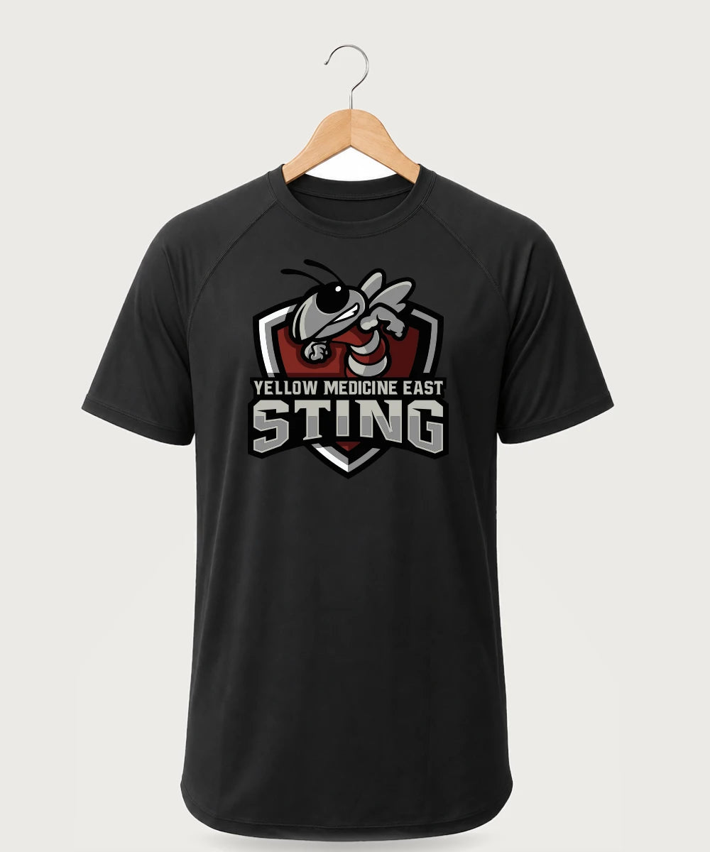 Yellow Medicine East High School Football (Boys) - Black Tee
