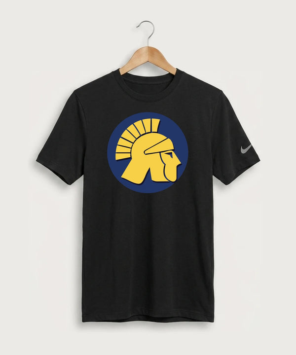 Wausau West High School Cheer - Black Nike Swoosh Sleeve rLegend Tee NKDX8730