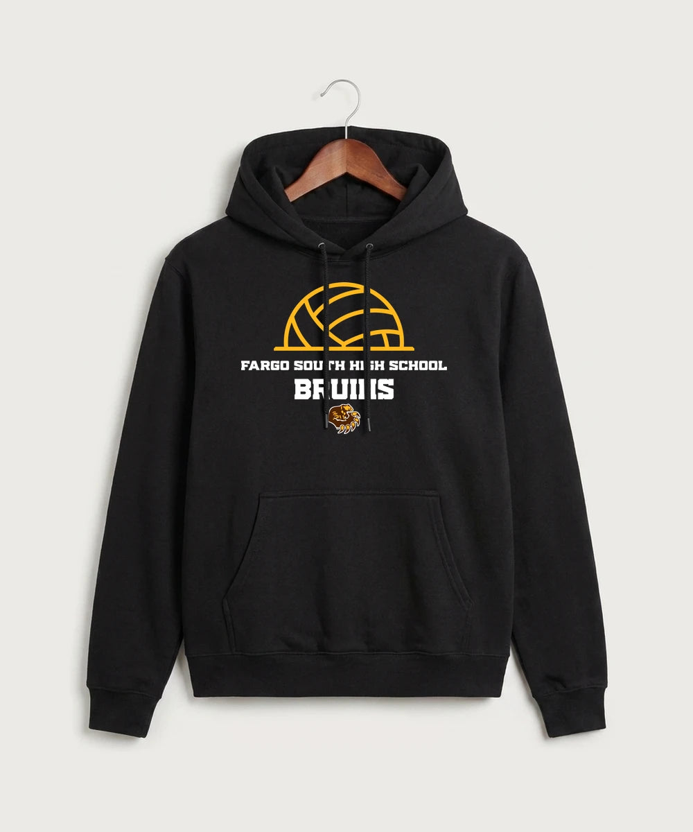 Fargo South High School Volleyball (Girls) - Black Hoodie Value