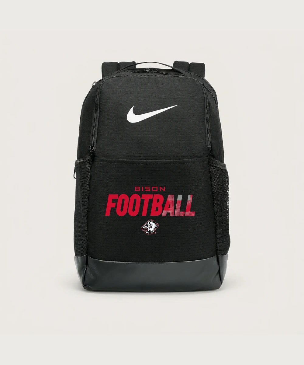 Buffalo High School Football (Boys) - Black Nike Brasilia Medium Backpack NKDH7709
