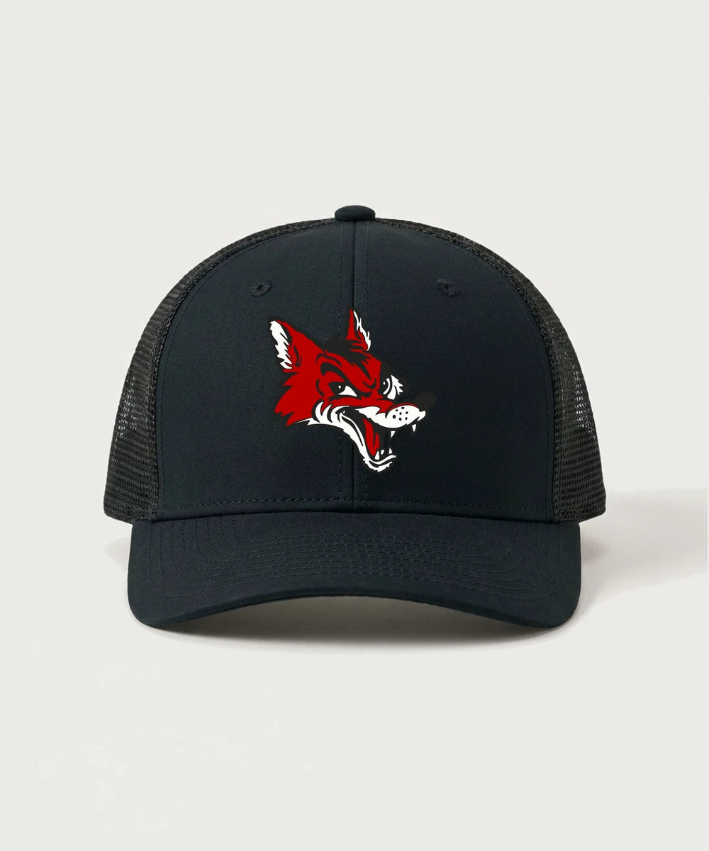 Ely Memorial High School Volleyball (Girls) - Black/ Black Sport-Tek Club Trucker Cap STC46