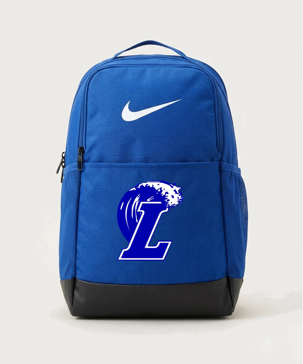 Lakeview High School Football (Boys) - Game Royal Nike Brasilia Medium Backpack NKDH7709