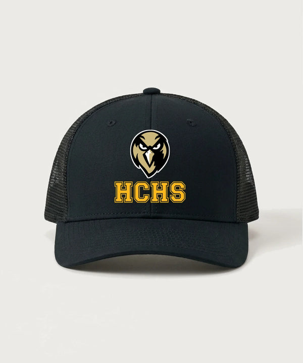 Hudson Catholic High School Soccer Team Store - Black/ Black Sport-Tek Club Trucker Cap STC46