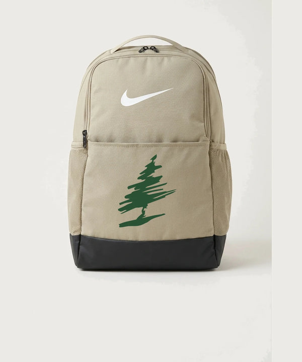 DC Everest High School Football - Desert Khaki Nike Brasilia Medium Backpack NKDH7709
