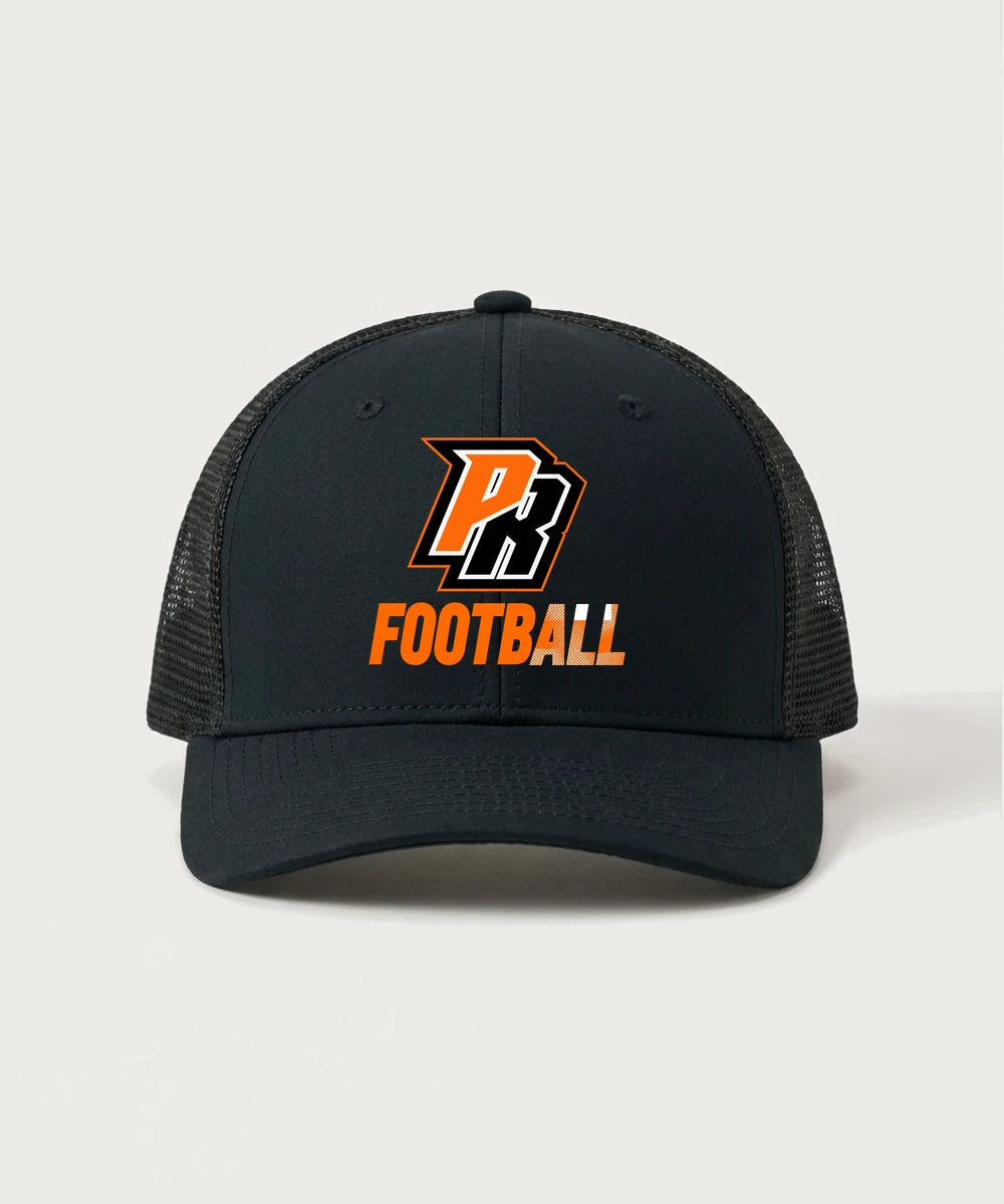Park Rapids Area High School Football (Boys) - Black/ Black Sport-Tek Club Trucker Cap STC46