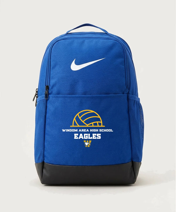 Windom Area High School Volleyball (Girls) - Game Royal Nike Brasilia Medium Backpack NKDH7709
