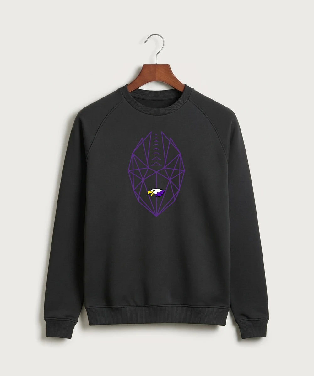 Red Wing High School Football - Black Crewneck