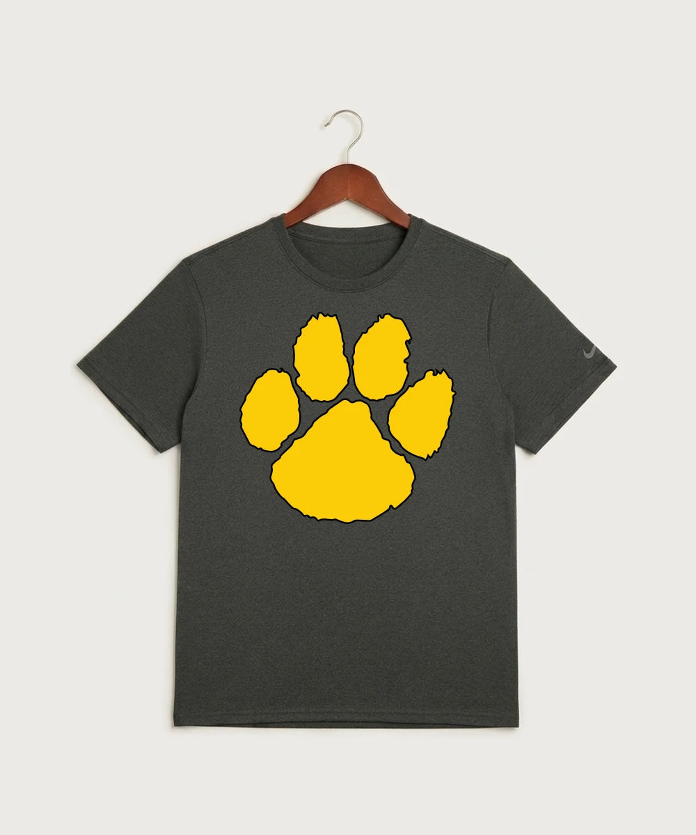 Plainview Elgin Millville H S Football (Boys) - Dark Smoke Heather Nike Swoosh Sleeve rLegend Tee NKDX8730