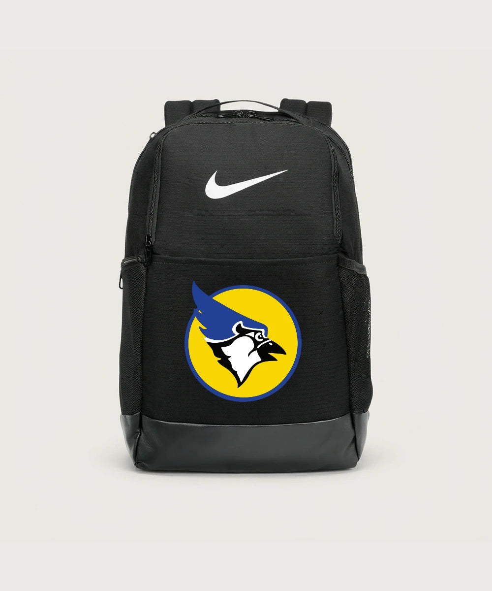 Waseca High School Football (Boys) - Black Nike Brasilia Medium Backpack NKDH7709