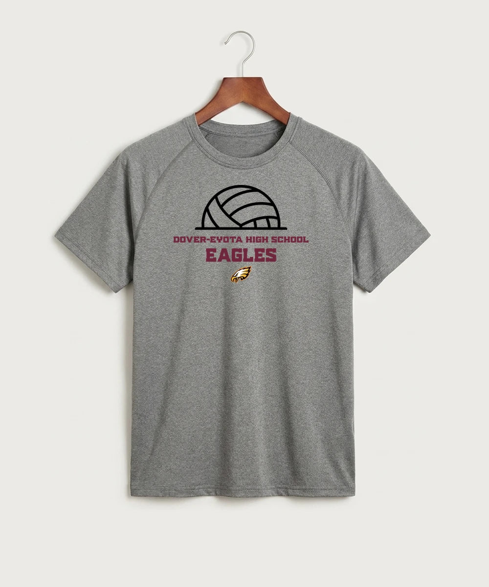 Dover-Eyota High School Volleyball (Girls) - Gray Tee