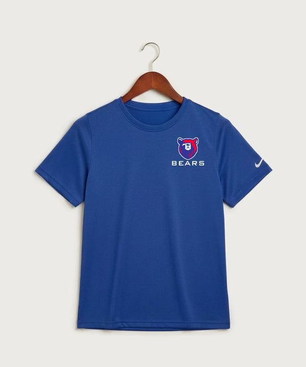 Bertha Hewitt High School Football (Boys) - Game Royal Nike Youth Swoosh Sleeve rLegend Tee NKDX8787