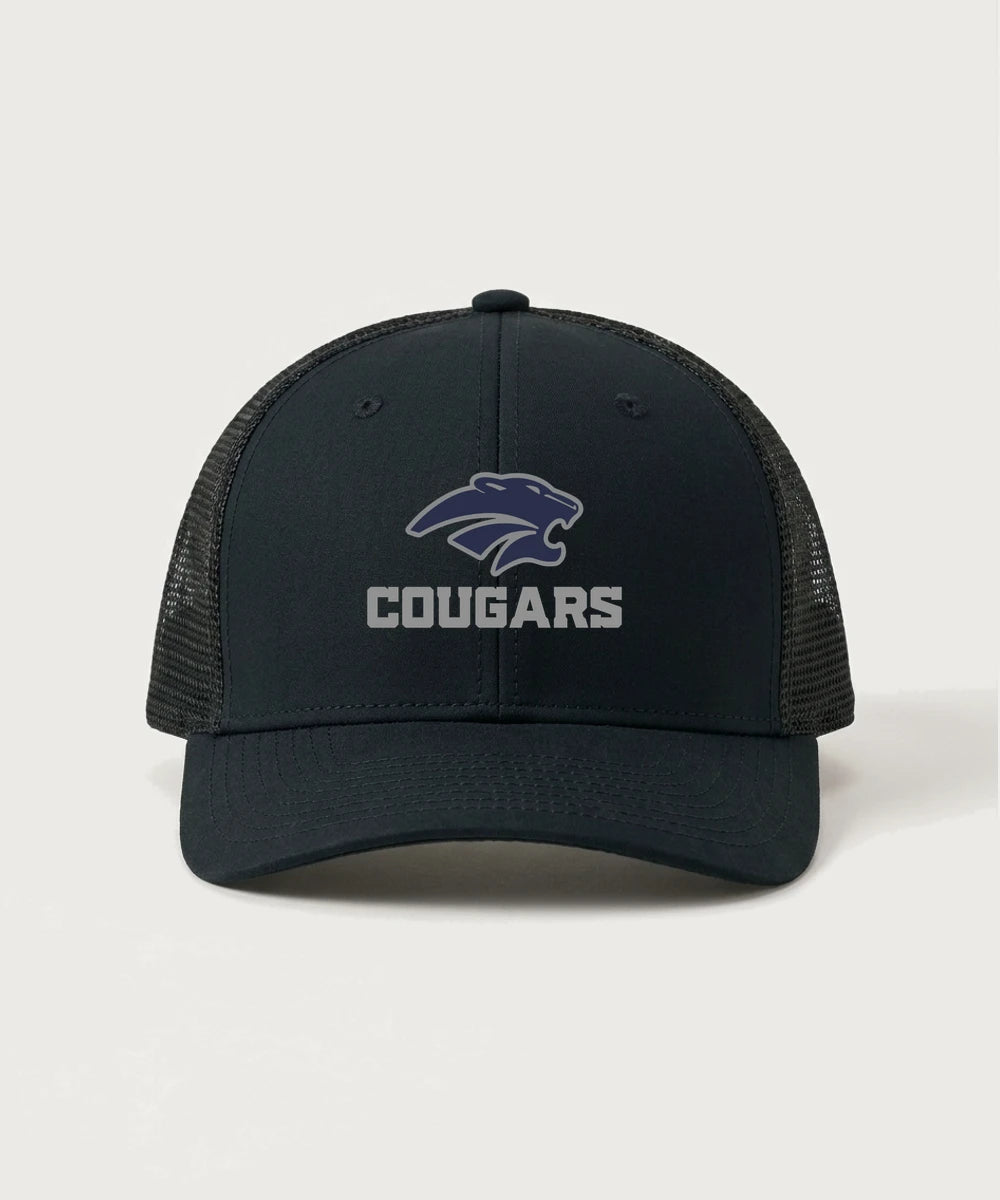 Zumbrota Mazeppa High School Volleyball (Girls) - Black/ Black Sport-Tek Club Trucker Cap STC46