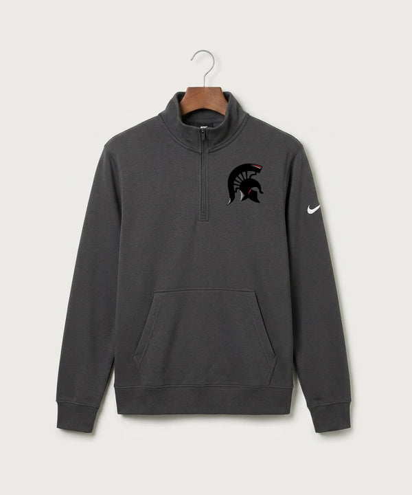Bold High School Football (Boys) - Anthracite Nike Club Fleece Sleeve Swoosh 1/2-Zip NKDX6718