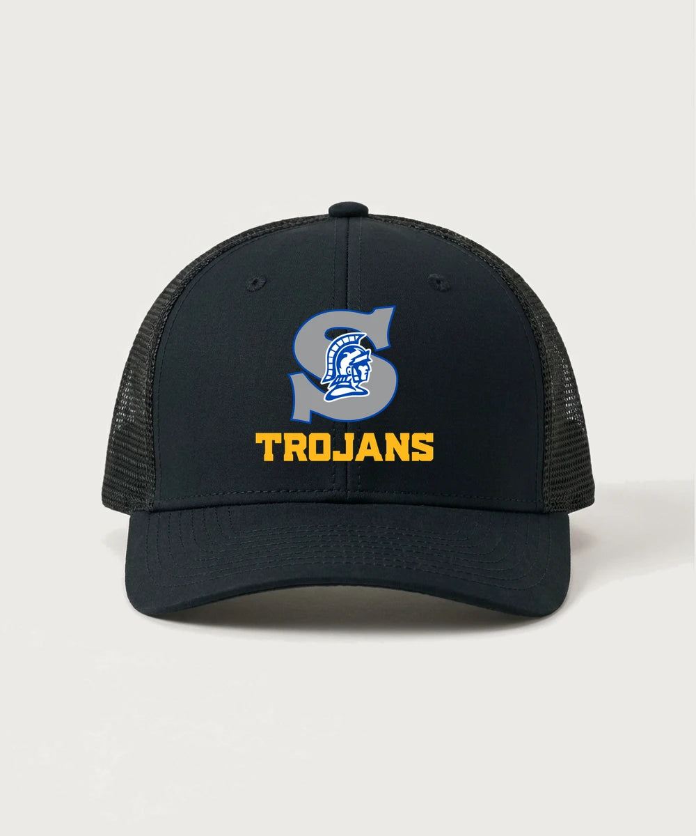 Green Bay Southwest High School Volleyball (Girls) - Black/ Black Sport-Tek Club Trucker Cap STC46
