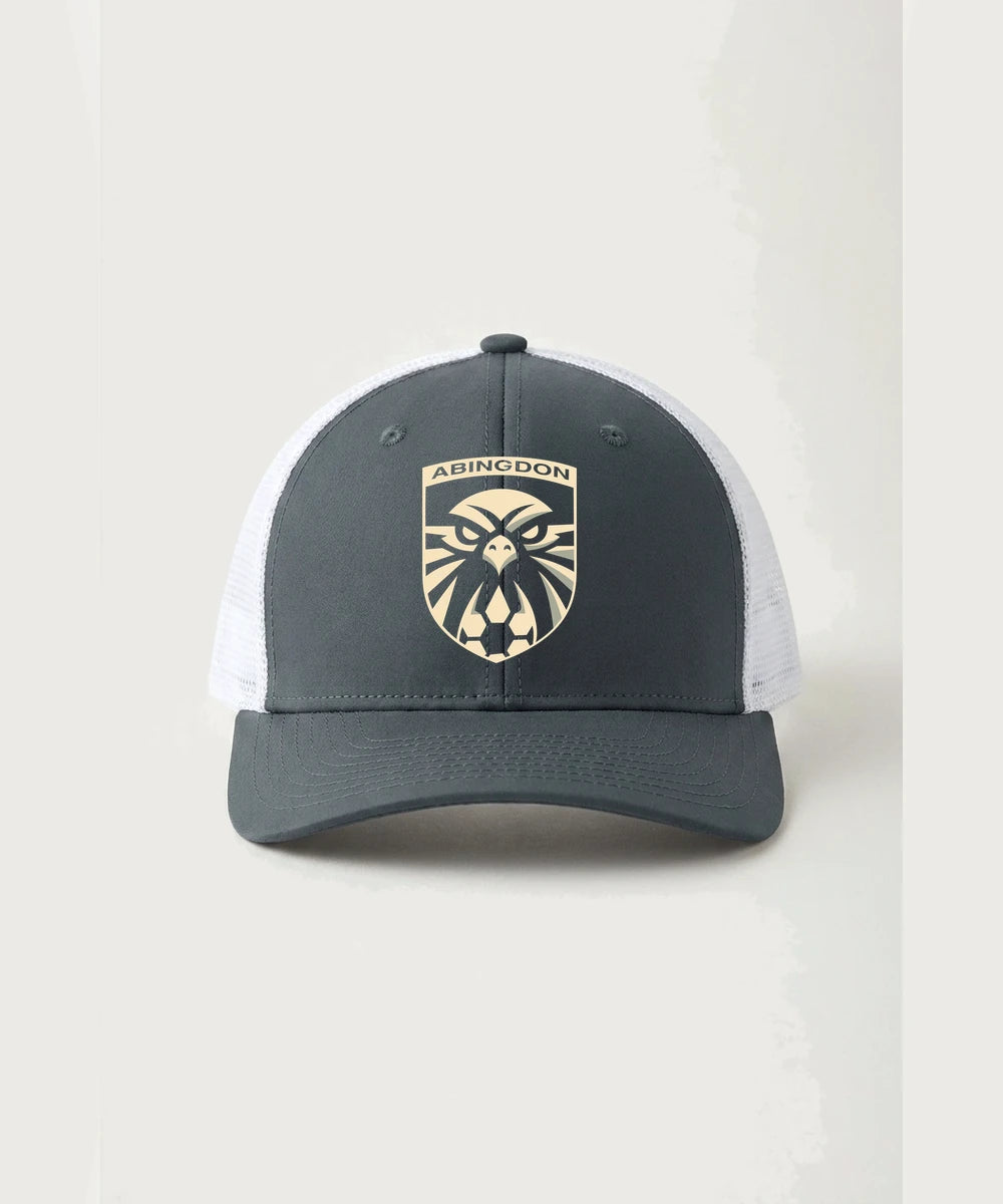 Abingdon High School Football (Boys) - Iron Grey/ White Sport-Tek Club Trucker Cap STC46