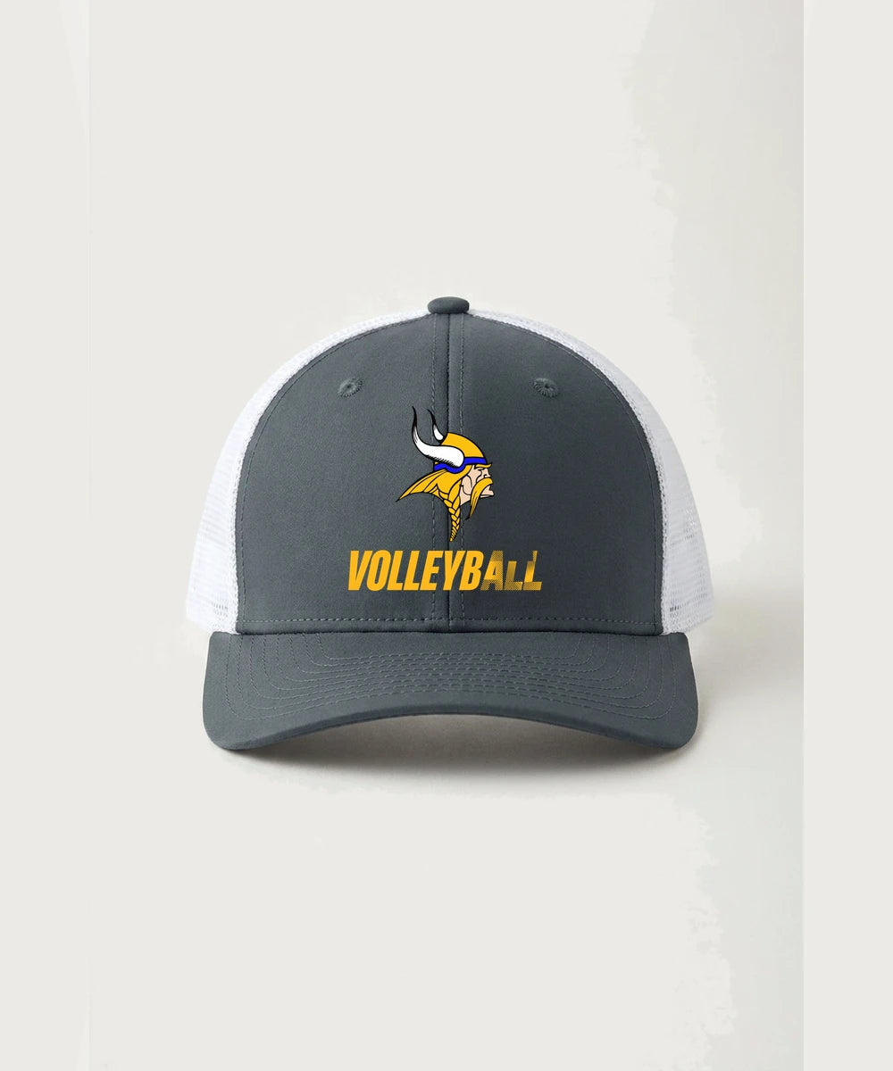 Hayfield High School Volleyball (Girls) - Iron Grey/ White Sport-Tek Club Trucker Cap STC46