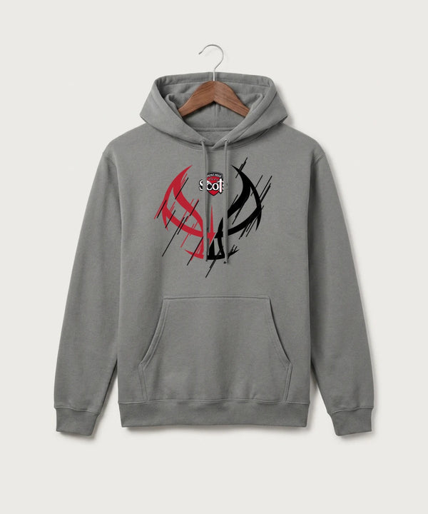 Walnut Ridge High School Basketball Team Store - Medium Grey Port & Co Core Fleece Pullover Hooded Sweatshirt. PC78H