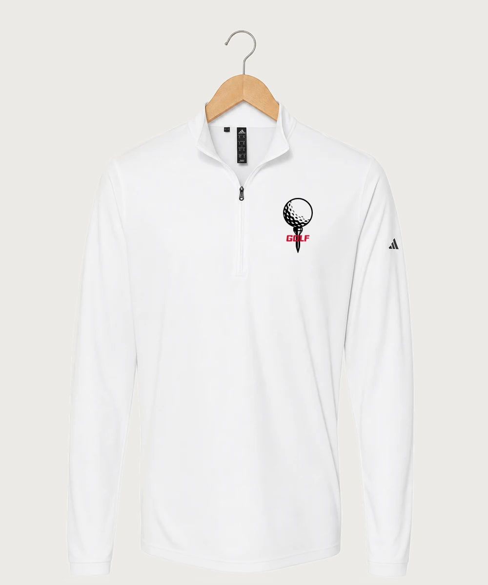 GF E2E Test 06 Girls Golf - White Men's Ultimate365 Lightweight Quarter-Zip Pullover