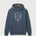 Sargent County High School Football (Boys) - Heather Navy Port & Co Core Fleece Pullover Hooded Sweatshirt. PC78H