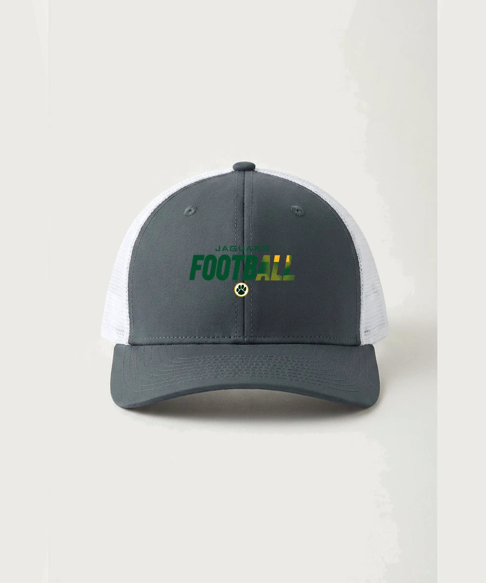 Ashwaubenon High School Football (Boys) (Sandbox) - Iron Grey/ White Sport-Tek Club Trucker Cap STC46
