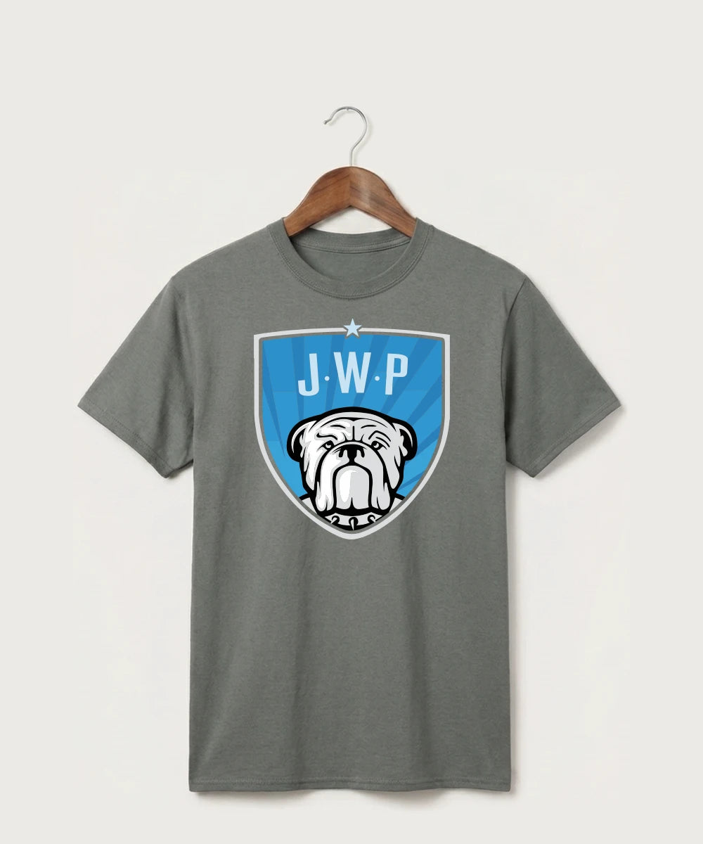 Janesville Waldorf Pemberton Volleyball (Girls) - Medium Grey Port & Co Core Cotton Tee. PC54