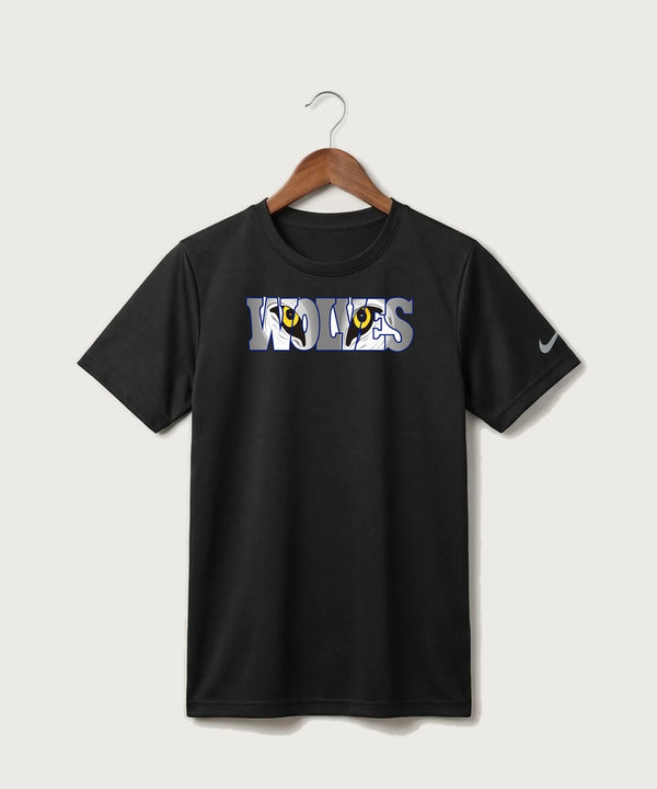 Walker Hackensack Akeley Volleyball (Girls) - Black Nike Youth Swoosh Sleeve rLegend Tee NKDX8787