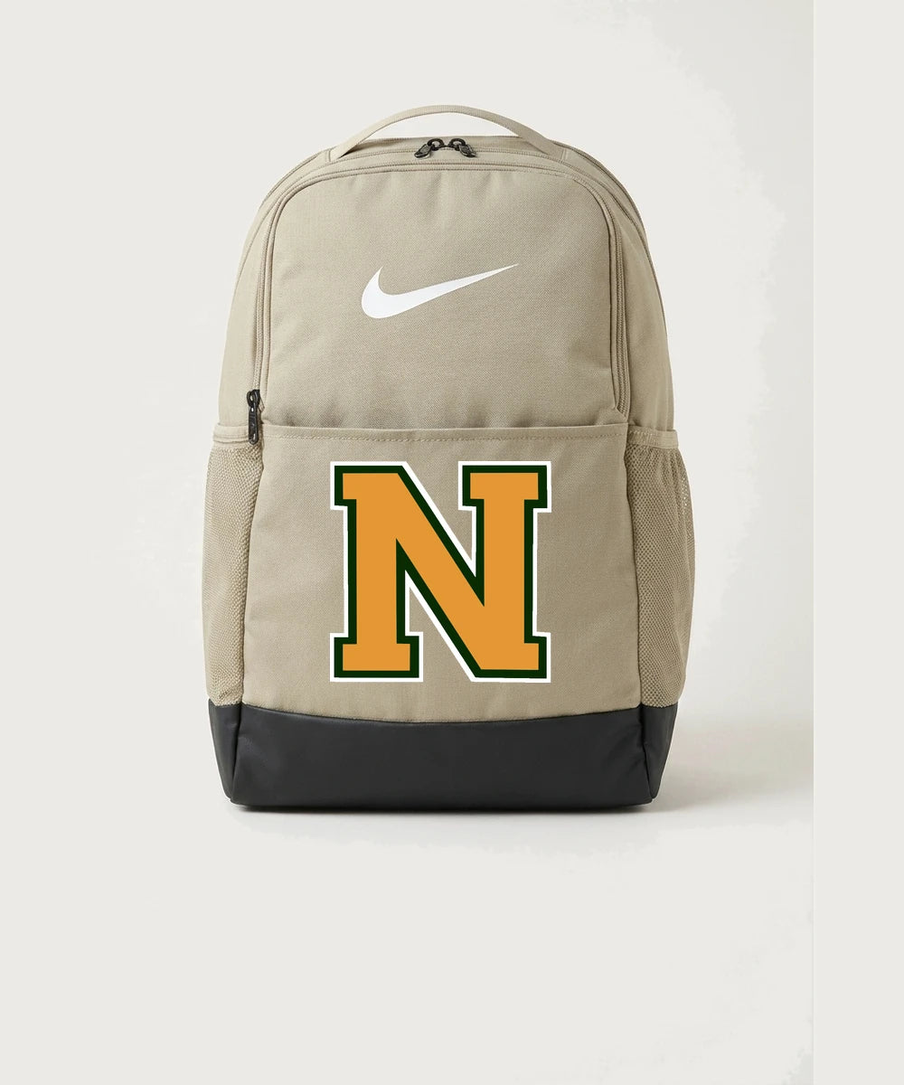 Nevis High School Volleyball (Girls) - Desert Khaki Nike Brasilia Medium Backpack NKDH7709