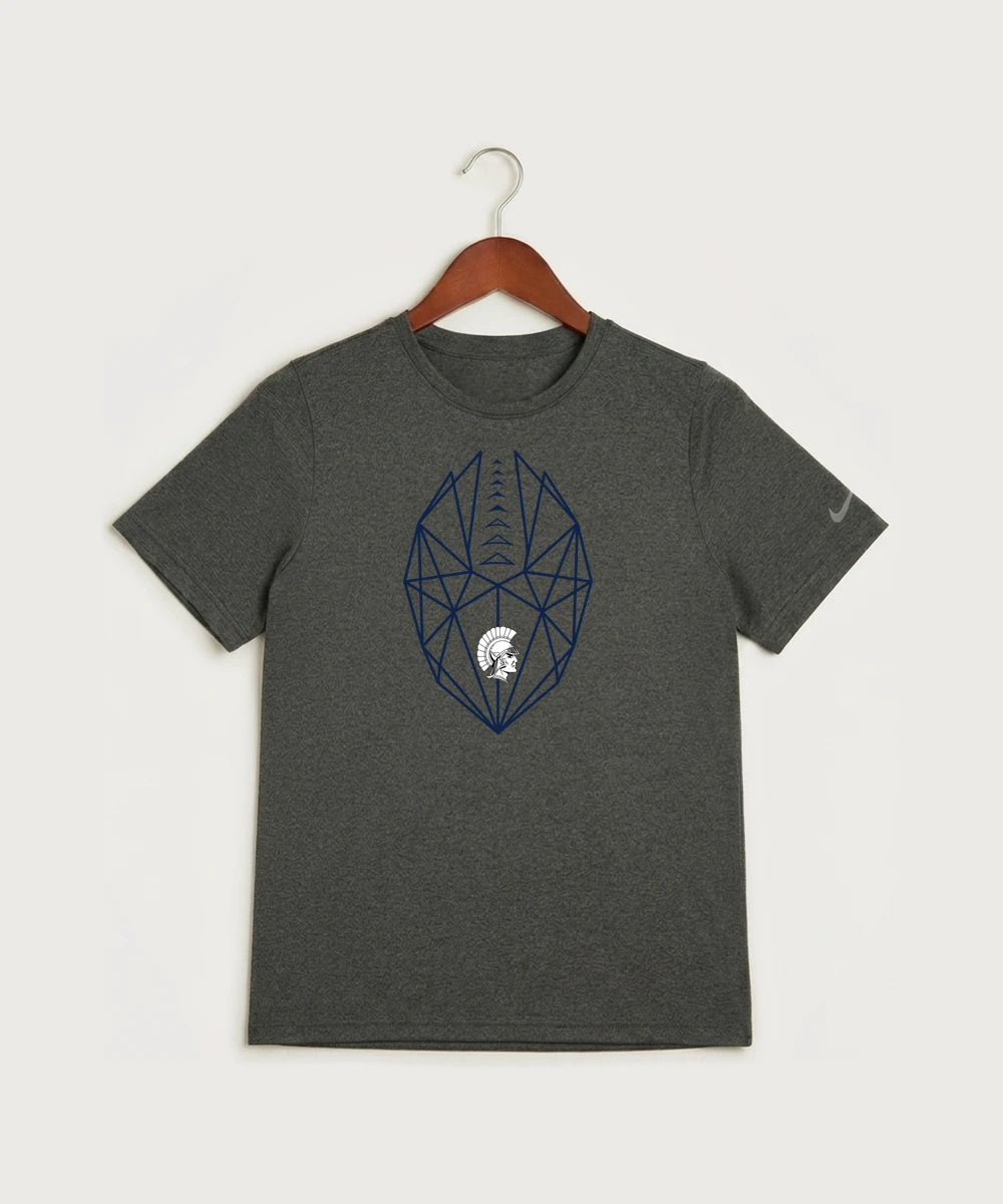 GF E2E Test 10 Player Packs - Dark Smoke Heather Nike Youth Swoosh Sleeve rLegend Tee NKDX8787
