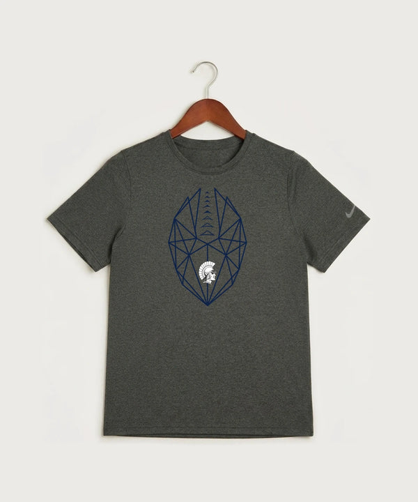 GF E2E Test 10 Player Packs - Dark Smoke Heather Nike Youth Swoosh Sleeve rLegend Tee NKDX8787