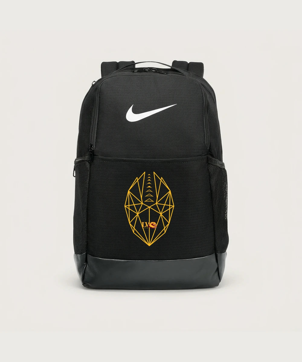 Lake of the Woods High School Football (Boys) - Black Nike Brasilia Medium Backpack NKDH7709
