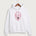 Mesabi East High School Football (Boys) - White Port & Co Core Fleece Pullover Hooded Sweatshirt. PC78H