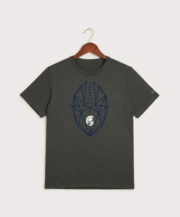 GF E2E Test 10 Player Packs - Dark Smoke Heather Nike Swoosh Sleeve rLegend Tee NKDX8730